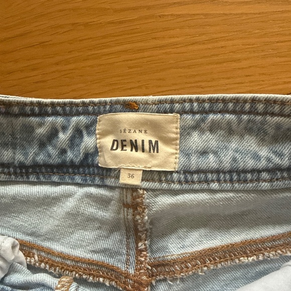 Sezane Le Crop Bleach - Size 36 - Picture 3 of 4